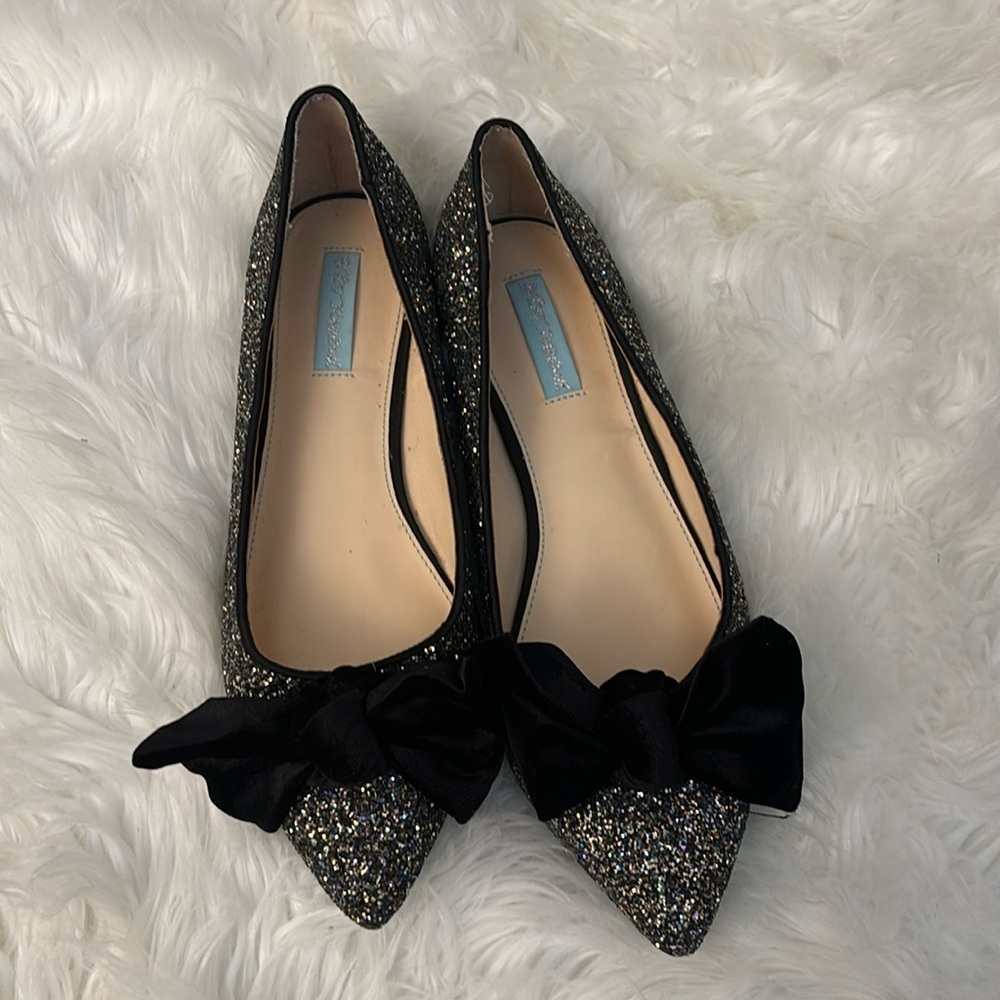 Betsy Johnson sparkly flats. Size 10 Brand new with tag, NWT